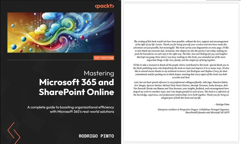 āļø Book is Out: Mastering Microsoft 365 and SharePoint Online
